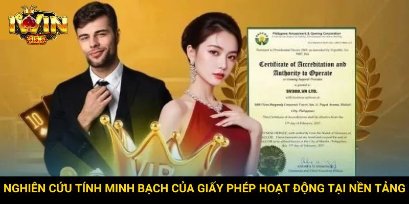 Nghiên cứu tính minh bạch của giấy phép hoạt động tại nền tảng